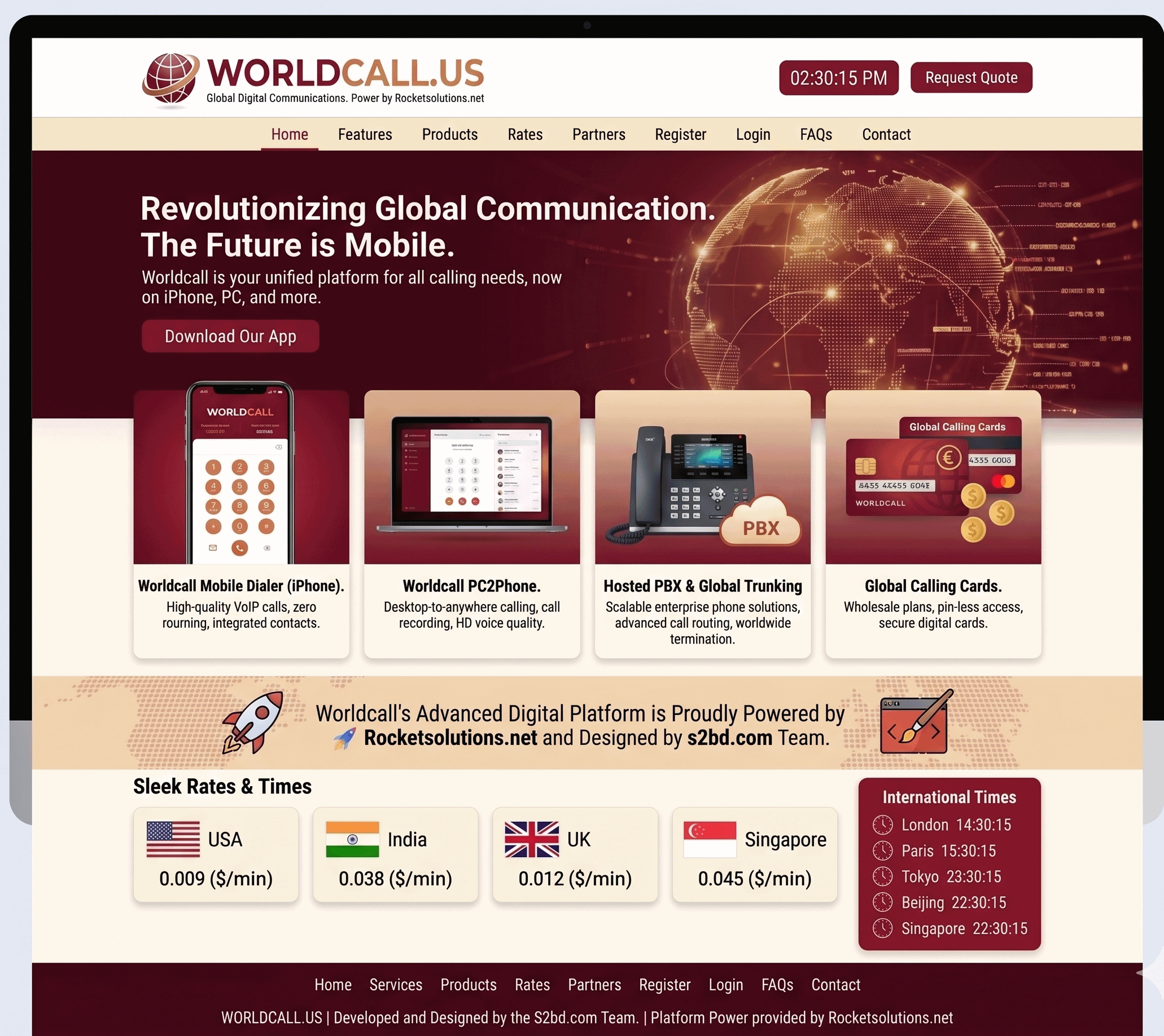 web store developer with SMS integration