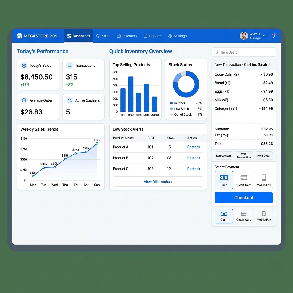 POS & Super Shop Management Software